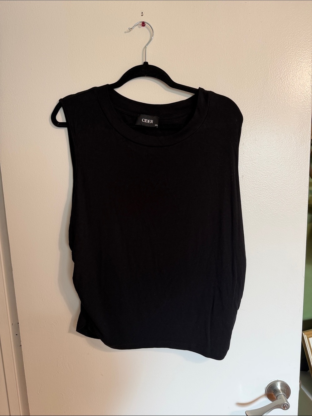 Cider Black Sleeveless Tanktop